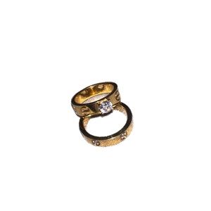 rings gold both size 6 sold together